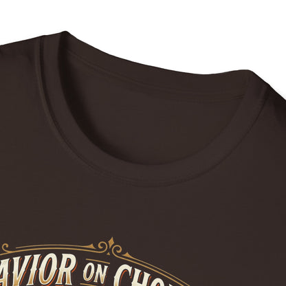 Savior on Chopper T-Shirt — 'Rolling Through Redemption' Motorcycle Jesus Tee