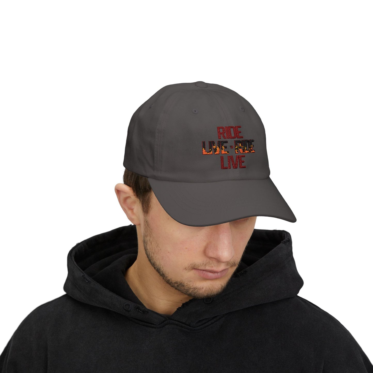 "Live to Ride - Ride to Live" Embroidered Trucker Hat