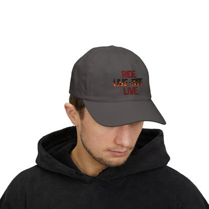 "Live to Ride - Ride to Live" Embroidered Trucker Hat