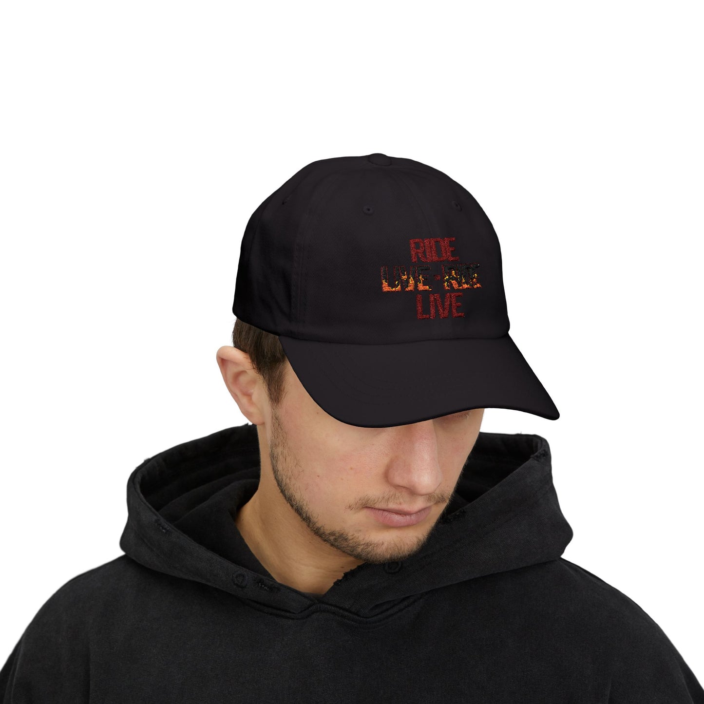 "Live to Ride - Ride to Live" Embroidered Trucker Hat
