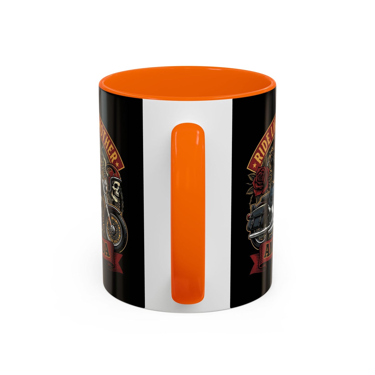 Personalized Biker Mom Mug, Custom Name Motorcycle Coffee Cup, Ride Like a Mother Accent Mug, Mothers Day Gift for Her
