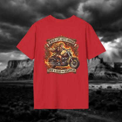 Aphrodite on Wheels — "When Life Gets Rough Drop a Gear and Disappear"
